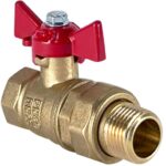 Кран шаровой 1" ВР/НР (бабочка) (Американка) VALFEX