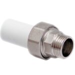 Муфта комб.разъём.(американка) трубная НР 20x3/4" (175/25) (Valfex) БЕЛАЯ
