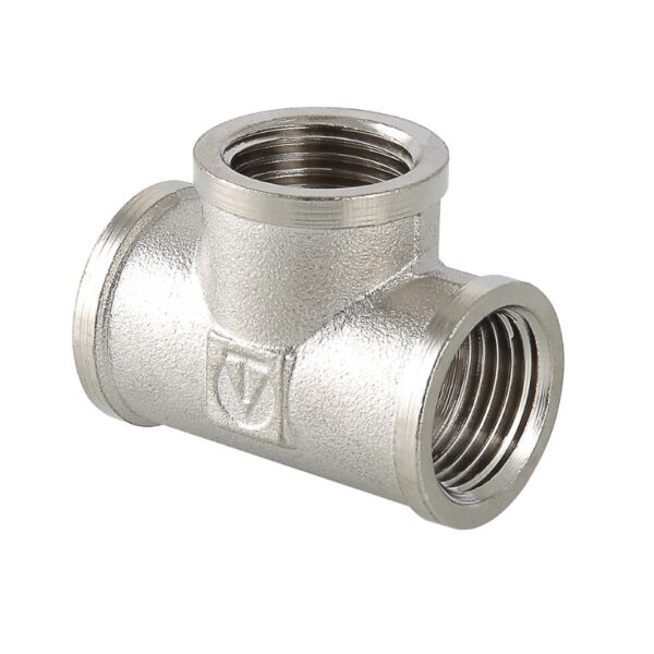 Тройник никелированный 3/4" Valtec (аналог VF.130.N.034)