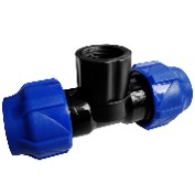 Тройник ПНД компр. переходной ВР 25-1/2"-25 (60/15) VALFEX