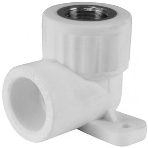 Угол ВР (простое крепление) 20х1/2" (80/20) (Valfex) БЕЛЫЙ