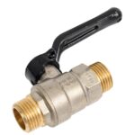Кран шаровой 1/2" НР/НР (рычаг) никель LD Pride