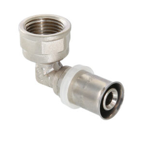 Угольник-пресс с переходом на НР (16 х 1/2") VALTEC