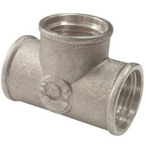 Тройник 1/2" НИКЕЛИРОВАННЫЙ ВР Valfex