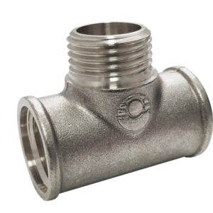 Тройник НИКЕЛИРОВАННЫЙ ВР-НР-ВР 1/2" Valfex