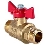 Кран шаровой 3/4" НР/НР (бабочка) VALFEX