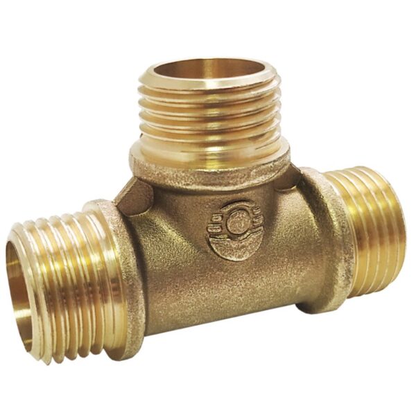 Тройник переходной (1/2" х 3/4" х 3/4") НР Valfex