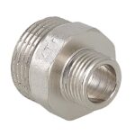 Ниппель переходной НИКЕЛИРОВАННЫЙ (1/2" х 1/4") Valtec (Аналог VF.580.N.012.014)