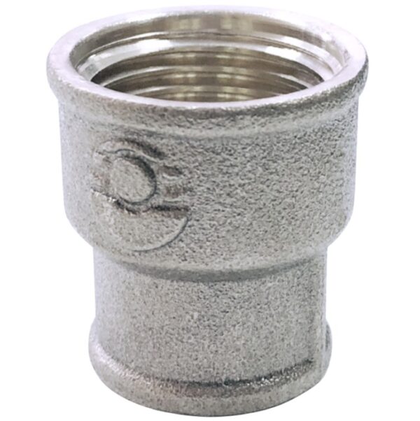 Муфта переходная НИКЕЛИРОВАННАЯ 1_1/2" х 1_1/4" ВР/ВР Valfex