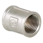 Муфта соединительная НИКЕЛИРОВАННАЯ (Прямая) 3/4" ВР/ВР Valtec (аналог VF.170.N.034)
