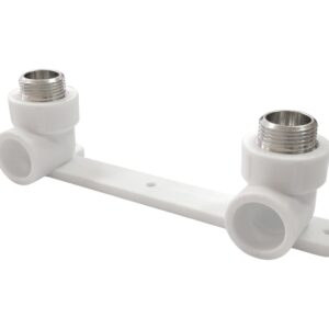 Комплект настенный для смесителя 20х1/2" НР (20/5) (Valfex) БЕЛЫЙ