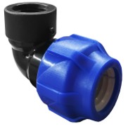 Отвод ПНД компрессионный ВР 25х1" (80/20) VALFEX