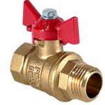 Кран шаровой 1" ВР/НР (бабочка) VALFEX