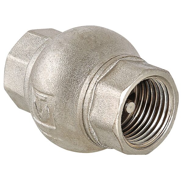 Клапан обратный 1/2" никель с латунным золотником VALTEC