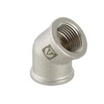 Угольник 45 никелированный 1/2" ВР Valtec