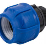 Муфта ПНД компр. соединит. НР 25х3/4" (160/40) VALFEX