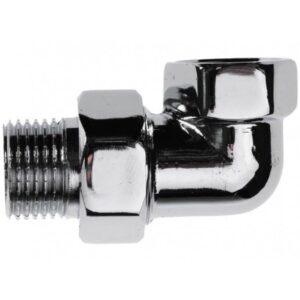 Сгон угловой (американка) 3/4" ВР/НР, хром TIM