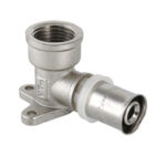 Угольник-пресс с креплением (водорозетка) (20 х 1/2") VALTEC